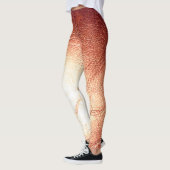 Metallic Leggings uit gele lederen en unieke (Links)