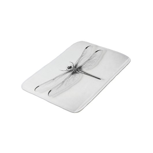 Metallic libel bedrukte badmat - stijlvol (Gekanteld)