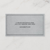 Metallic Logo | Visitekaartje instelling (Achterkant)