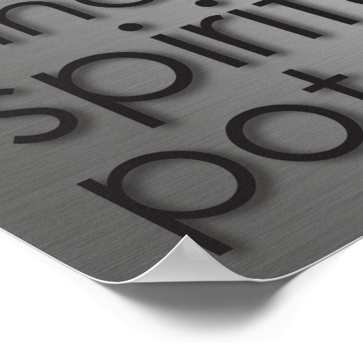 Metallic-look Chiropractic Word Collage Poster (Hoek)