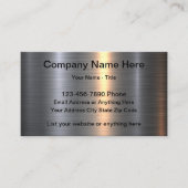 Metallic look Classic Visitekaartjes (Voorkant)