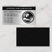 Metallic look constructie Visitekaartje (Voorkant / Achterkant)