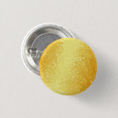 Metallic look Faux Gold Hearts Glamoureuze Sjabloo Ronde Button 3,2 Cm (Voorkant /achterkant)
