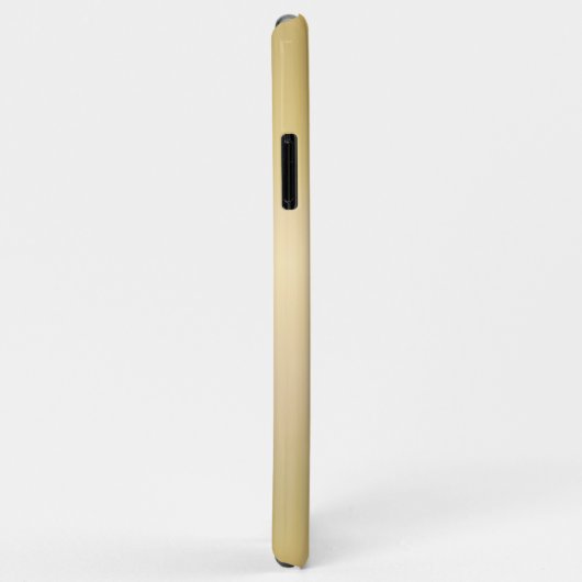 Metallic look goud  Sjabloon monogram Case-Mate iPhone Case (Achterkant/rechts)