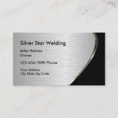 Metallic look lassen Visitekaartjes (Voorkant)