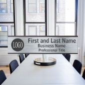 Metallic look van de Kantoor van uw bedrijf Deurbordje