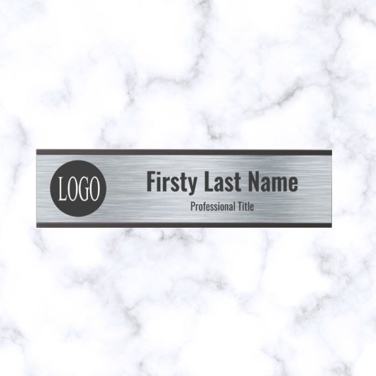 Metallic look van de Kantoor van uw bedrijf Deurbordje