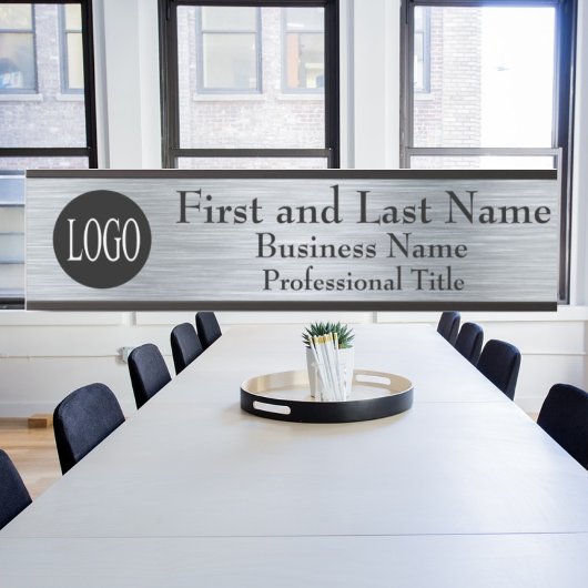Metallic look van de Kantoor van uw bedrijf Deurbordje