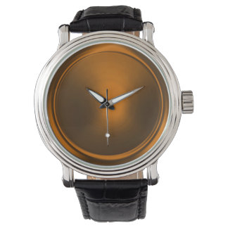 Metallic look van koper horloge