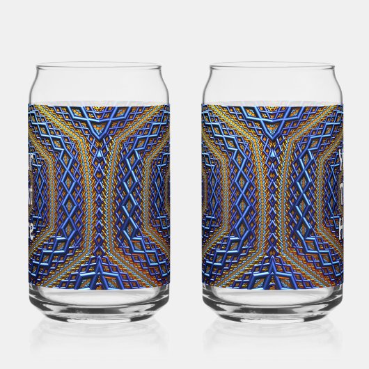 Metallic Magen David Blikvorm Glas (Rechts)