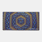 Metallic Magen David Bureaumat (Voorkant)