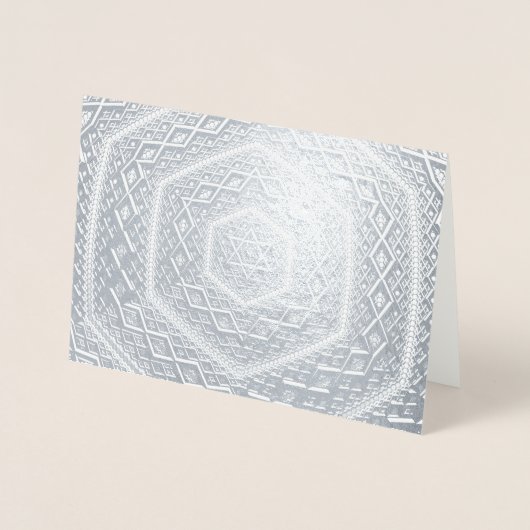 Metallic Magen David Folie Kaarten (Voorkant)