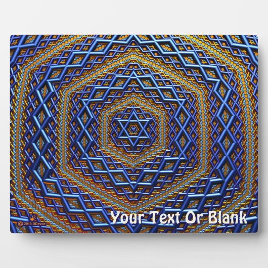  Metallic Magen David Fotoplaat (Voorkant)