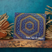  Metallic Magen David Fotoplaat (Zijkant)