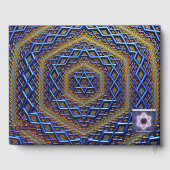  Metallic Magen David Gastenboek (Achterkant)
