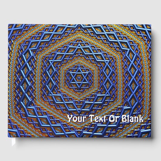  Metallic Magen David Gastenboek (Voorkant)