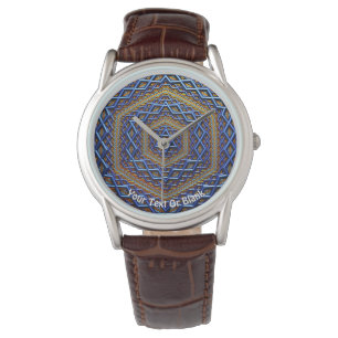  Metallic Magen David Horloge