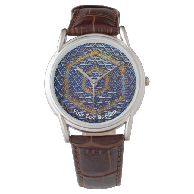  Metallic Magen David Horloge (Voorkant)