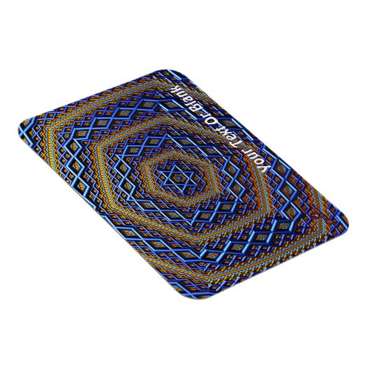 Metallic Magen David Magneet (Rechterzijde)