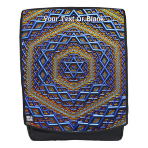 Metallic Magen David Rugtassen