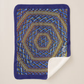Metallic Magen David Sherpa Deken (Voorkant)