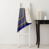 Metallic Magen David Sherpa Deken (In situ)