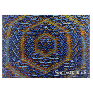Metallic Magen David Snijplank