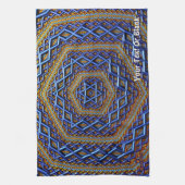 Metallic Magen David Theedoek (Verticaal)