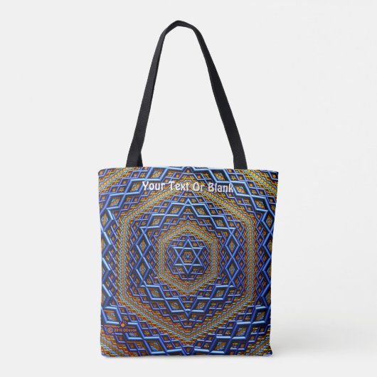 Metallic Magen David Tote Bag (Achterkant)