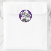 Metallic Magnolia bloem op stickers (Tas)