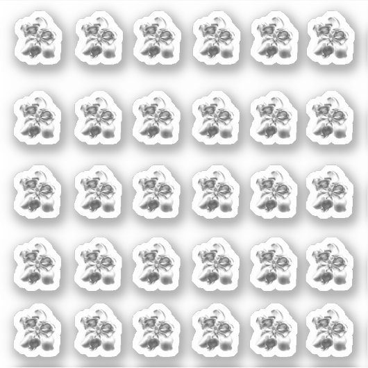 Metallic Magnolia Contour Stickers (Voorkant)