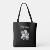 Metallic Magnolia Flower op All Over Print Tas (Achterkant)