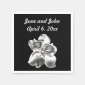 Metallic Magnolia Paper Napkins Servet (Voorkant)