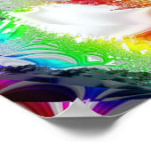 Metallic Mandelbrot 1 Poster (Hoek)