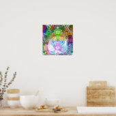 Metallic Mandelbrot 1c Poster (Keuken)