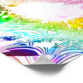 Metallic Mandelbrot 2b Poster (Hoek)