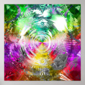 Metallic Mandelbrot 3c Poster (Voorkant)