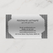 Metallic Mash en Roestvrij staal Visitekaartje (Achterkant)