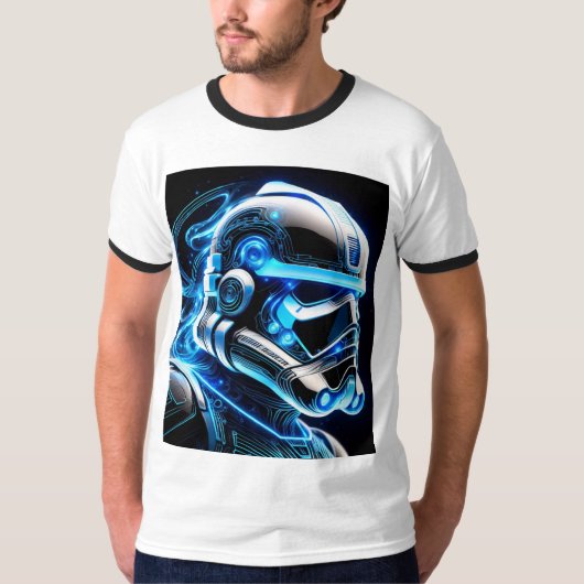 "Metallic Masterpieces: De schoonheid van robotkun T-shirt (Voorkant)