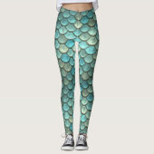 Metallic Mermaid Leggings (Voorkant)