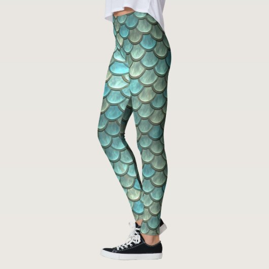 Metallic Mermaid Leggings (Links)