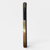 Metallic Metal Chevron Pattern en Monogram 8 Case-Mate iPhone Case (Achterkant/links)