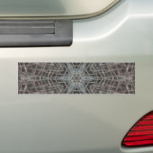 Metallic Metal Mesh Bumpersticker (Op auto)