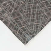 Metallic Metal Mesh Fleece Blanket (Hoek)