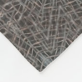 Metallic Metal Mesh Fleece Blanket Deken (Hoek)