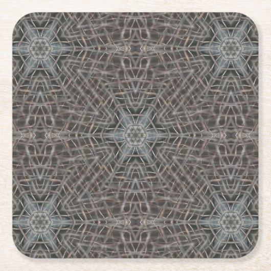 Metallic Metal Mesh Kartonnen Onderzetters (Voorkant)