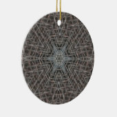 Metallic Metal Mesh Keramisch Ornament (Rechts)
