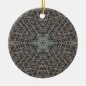 Metallic Metal Mesh Keramisch Ornament (Voorkant)