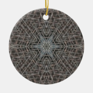 Metallic Metal Mesh Keramisch Ornament