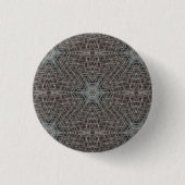 Metallic Metal Mesh Ronde Button 3,2 Cm (Voorkant)